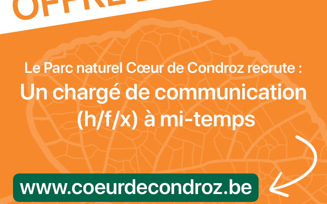 Un chargé de communication (h/f/x) à mi-temps