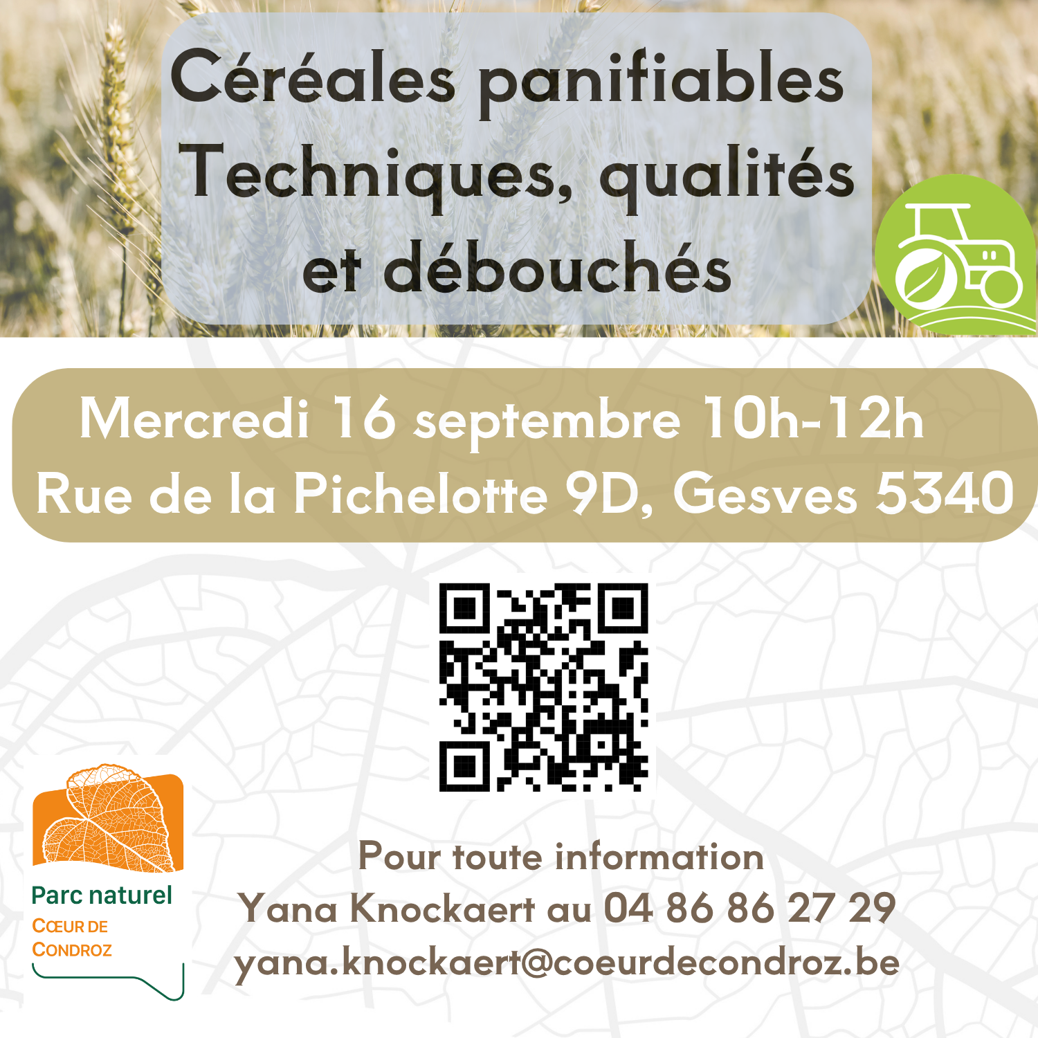 flyer carré date